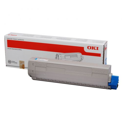 Oki Laser Toner Cartridge Cyan 44844507 Fusion Office