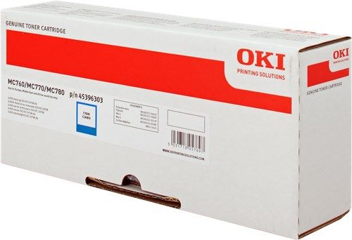 Oki Laser Toner Cartridge Cyan 45396303 Fusion Office