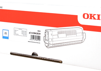 Oki Laser Toner Cartridge Cyan 45862839 Fusion Office