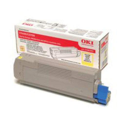 Oki Laser Toner Cartridge Yellow 43381905 Fusion Office