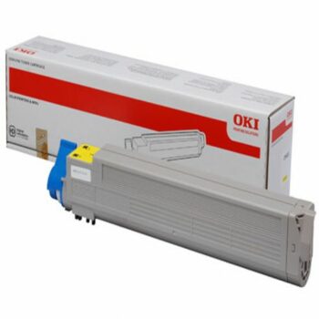 Oki Laser Toner Cartridge Yellow 43837129 Fusion Office