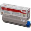 Oki Laser Toner Cartridge Yellow 43872305 Fusion Office