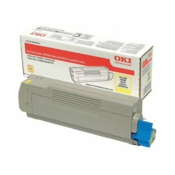 Oki Laser Toner Cartridge Yellow 46443101 Fusion Office