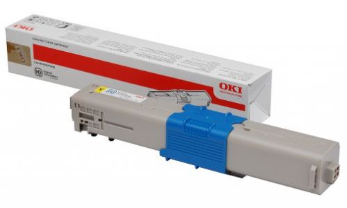 Oki Laser Toner Cartridge Yellow 46490401 Fusion Office