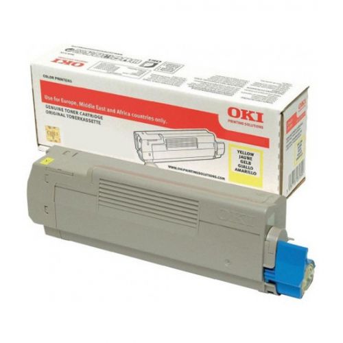 Oki Laser Toner Cartridge Yellow 46507505 Fusion Office