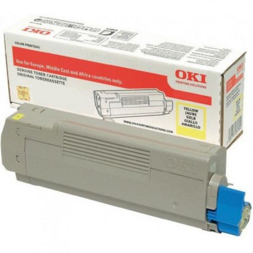 Oki Laser Toner Cartridge Yellow 46508713 Fusion Office