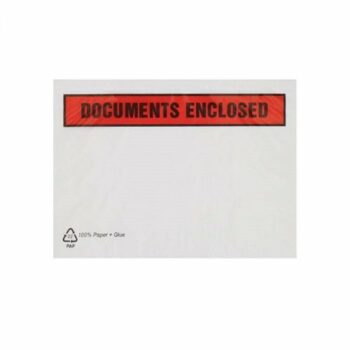 Recyclable Paper Documents Enclosed Wallet C4 Printed 324x229mm - Pack 500