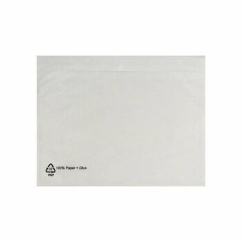 Recyclable Paper Documents Enclosed Wallet C6 Plain 162x114mm - Pack 1000