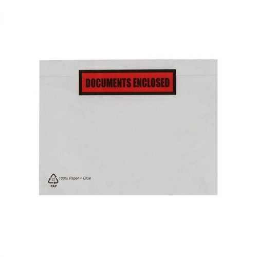 Recyclable Paper Documents Enclosed Wallet C6 Printed 162x114mm - Pack 1000