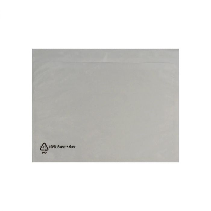 Recyclable Paper Documents Enclosed Wallet C7 Plain 113x82mm - Pack 1000