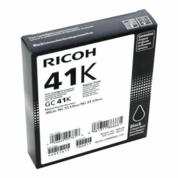 Ricoh Inkjet Cartridge Black Gc41k 405761 Fusion Office