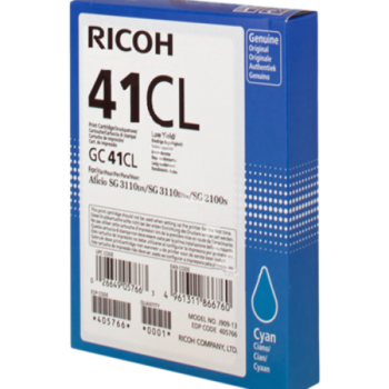 Ricoh Inkjet Cartridge Cyan Gc41cl 405766 Fusion Office