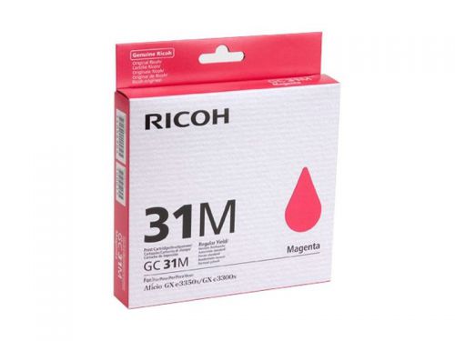 Ricoh Inkjet Cartridge Gel Gc31m Magenta 405690 Fusion Office