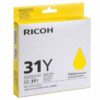 Ricoh Inkjet Cartridge Gel Gc31y Yellow 405691 Fusion Office