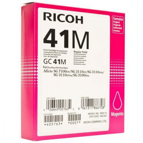 Ricoh Inkjet Cartridge Magenta Gc41m 405763 Fusion Office