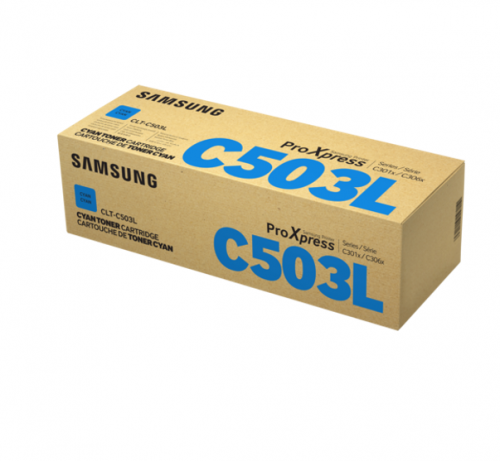 Samsung Laser Toner Cartridge Clt C503l Els Cyan Su014a Fusion Office