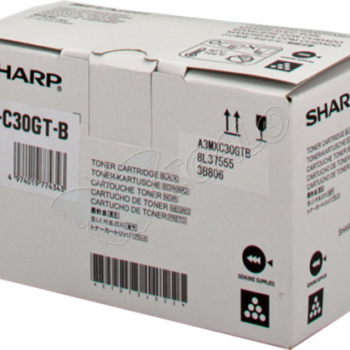 Sharp Laser Toner Cartridge Mxc30gtb Black Mx C30gtb Fusion Office
