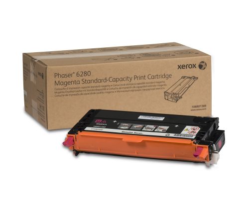 Xerox Laser Toner Cartridge Magenta 106r01389 Fusion Office