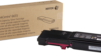 Xerox Laser Toner Cartridge Magenta 106r02745 Fusion Office