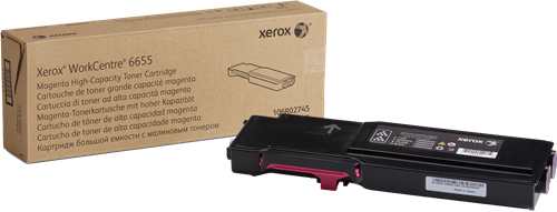 Xerox Laser Toner Cartridge Magenta 106r02745 Fusion Office