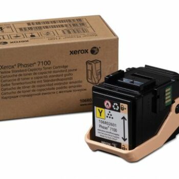 Xerox Laser Toner Cartridge Yellow 106r02601 Fusion Office
