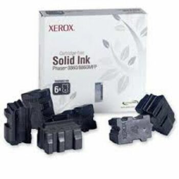 Xerox Laser Wax Sticks 6 Black 108r00749 Fusion Office
