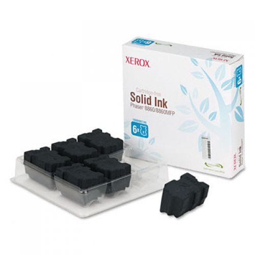 Xerox Laser Wax Sticks 6 Cyan 108r00746 Fusion Office