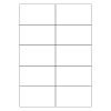 A4 Square Cut White Labels 10 per Page - 100 Sheets - Fusion Office UK