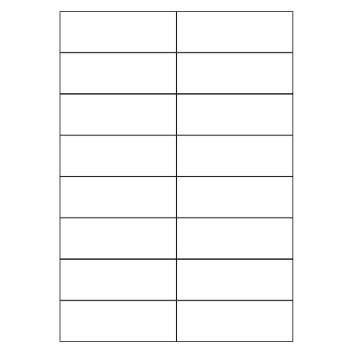 A4 Square Cut White Labels 16 per Page - 100 Sheets - Fusion Office UK