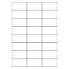 A4 Square Cut White Labels 24 per Page - 100 Sheets - Fusion Office UK
