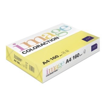 Card A4 Deep Yellow 160gsm Ream - 250 Sheets - Fusion Office UK