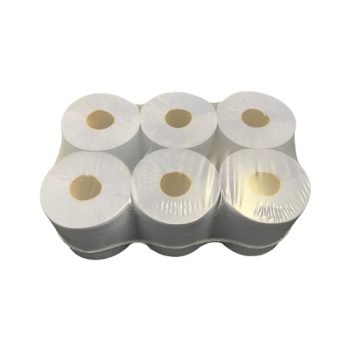 Centrefeed Blue Rolls 2 Ply L150m x W190mm Embossed Pack 6 - Fusion Office UK