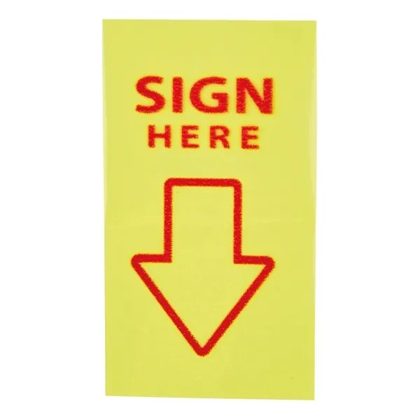 Index Flags 'Sign Here' Yellow Pop Up Red Arrow - Tab - Fusion Office UK Index Flags 'Sign Here' Yellow Pop Up Red Arrow - Tab - Fusion Office UK