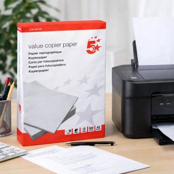 Printer Paper A3 Ream White 500 Sheets Ream - On Desk - Fusion Office UK