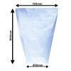 Refuse Sacks Clear Medium Duty Recycled - Pack 200 - Fusion Office UK