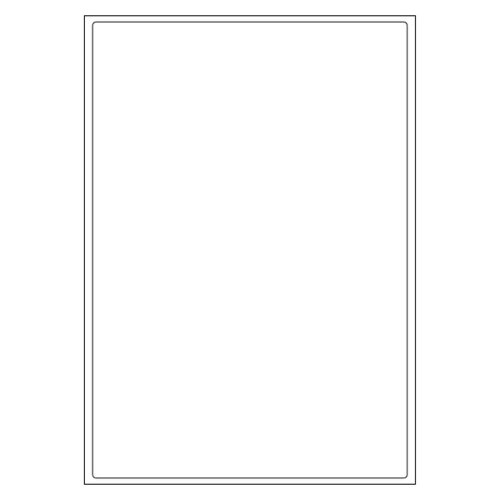 A4 Labels 1 per Page 199x289mm White 500 Sheets