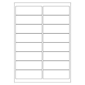 Shop our A4 White Labels 16 per page measuring 99x34mm perfect for all your labelling needs. Each pack contains 500 sheets ensuring you have plenty for your projects.