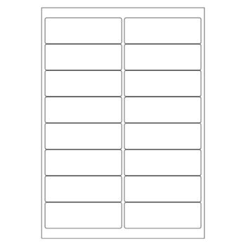 Shop our A4 White Labels 16 per page measuring 99x34mm perfect for all your labelling needs. Each pack contains 500 sheets ensuring you have plenty for your projects.