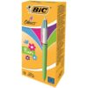 BIC 4-Colours Fun Ball Pens 887777 - Pack 12