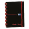 Blacknred Polypropylene A6 Ruled Wirebound Notebook 100080476 Pack 5 Fusion Office