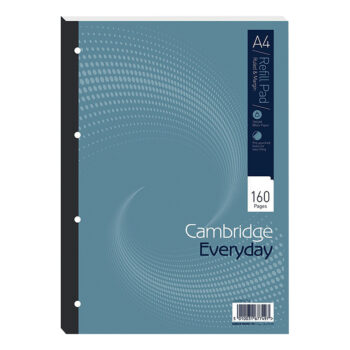 Cambridge A4 Refill Pads Ruled Margin 100080234 Pack 5 Fusion Office
