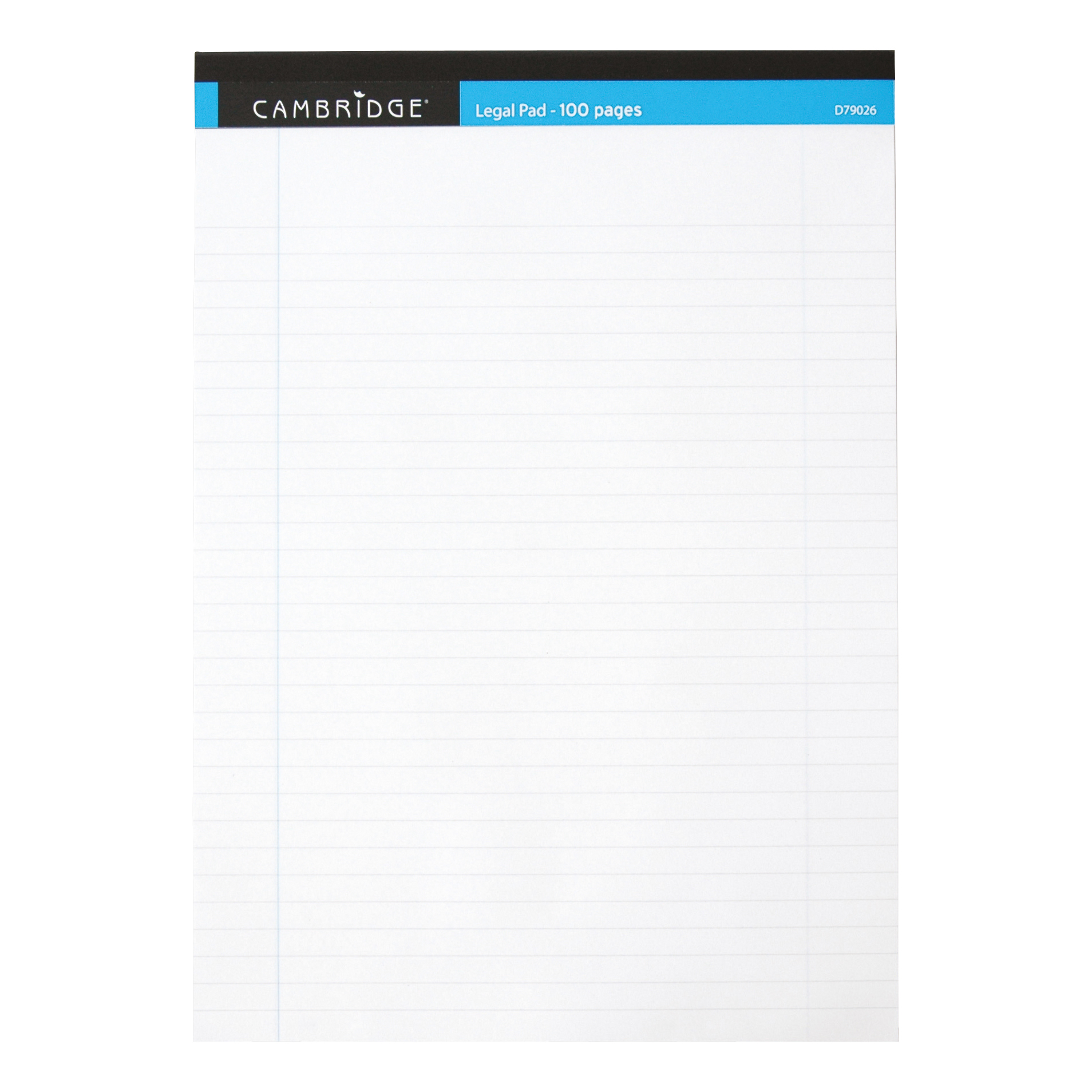 Cambridge Legal Pads A4 White 100080159 Pack 10 Fusion Office