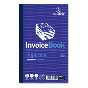 Challenge Invoice Books Duplicate 100080412 Pack 5 Fusion Office