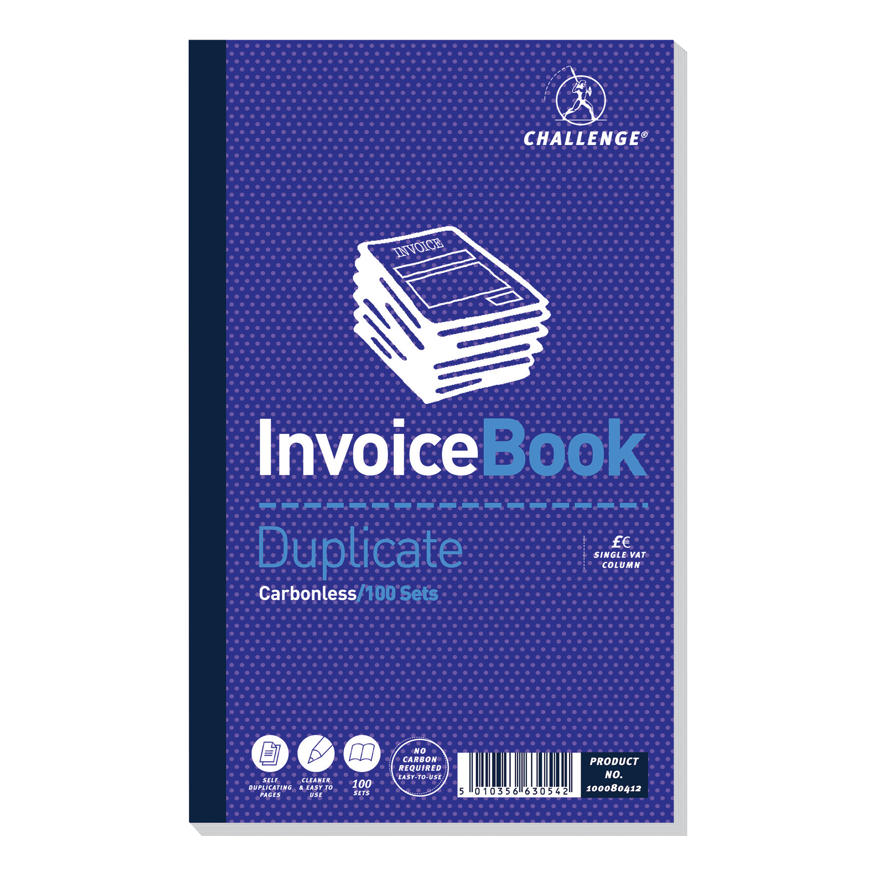 Challenge Invoice Books Duplicate 100080412 Pack 5 Fusion Office