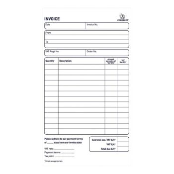 Challenge Invoice Books Duplicate 100080412 - Pack 5