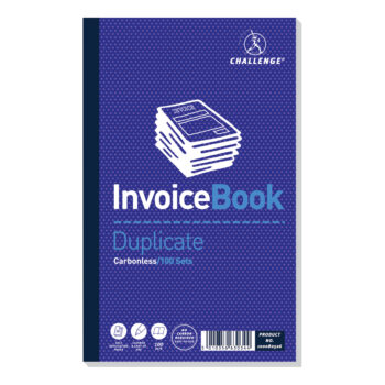 Challenge Invoice Books No Vat Duplicate 100080526 Pack 5 Fusion Office