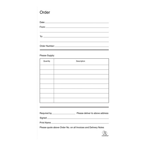 Challenge Order Books Duplicate 100080400 - Pack 5 Challenge Order Books Duplicate 100080400 - Pack 5
