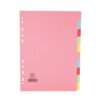 Elba Dividers 10-Part A4 Assorted 400007246