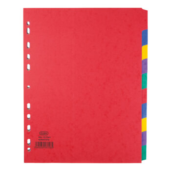 Elba Heavyweight Extra Wide Dividers 10 Part A4 400007516 Fusion Office