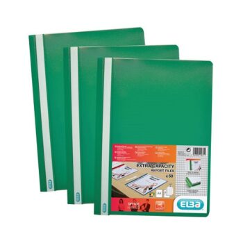 Elba Report Folders A4 Green 400055031 - Pack 50